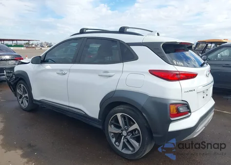 2021 Hyundai Kona Limited z USA, uszkodzony, nr VIN KM8K33A56MU623645